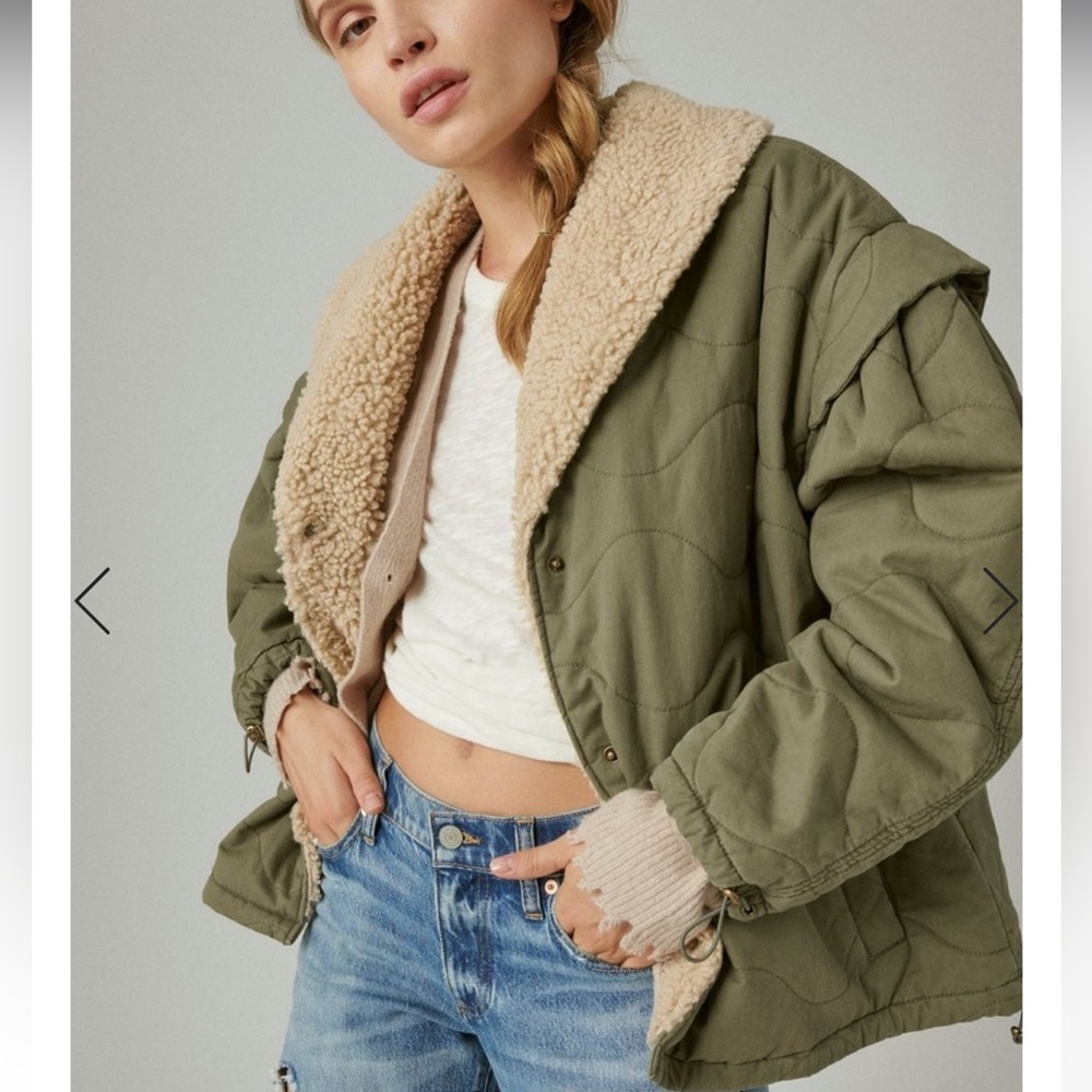 Lucky Brand Quilted Bomber Jacket